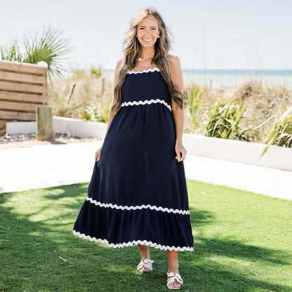 Vestido de Sentimientos Mixtos, Marino