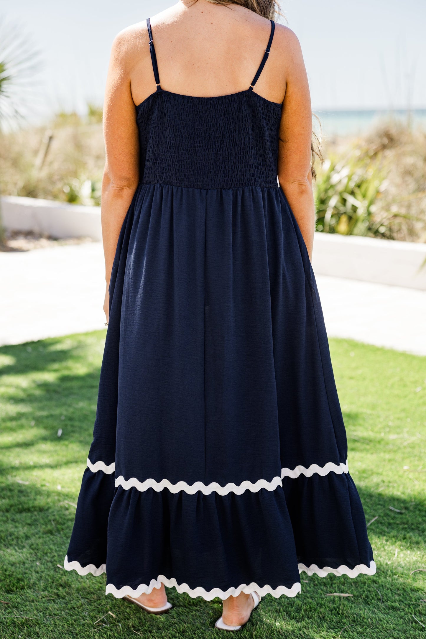 Vestido de Sentimientos Mixtos, Marino