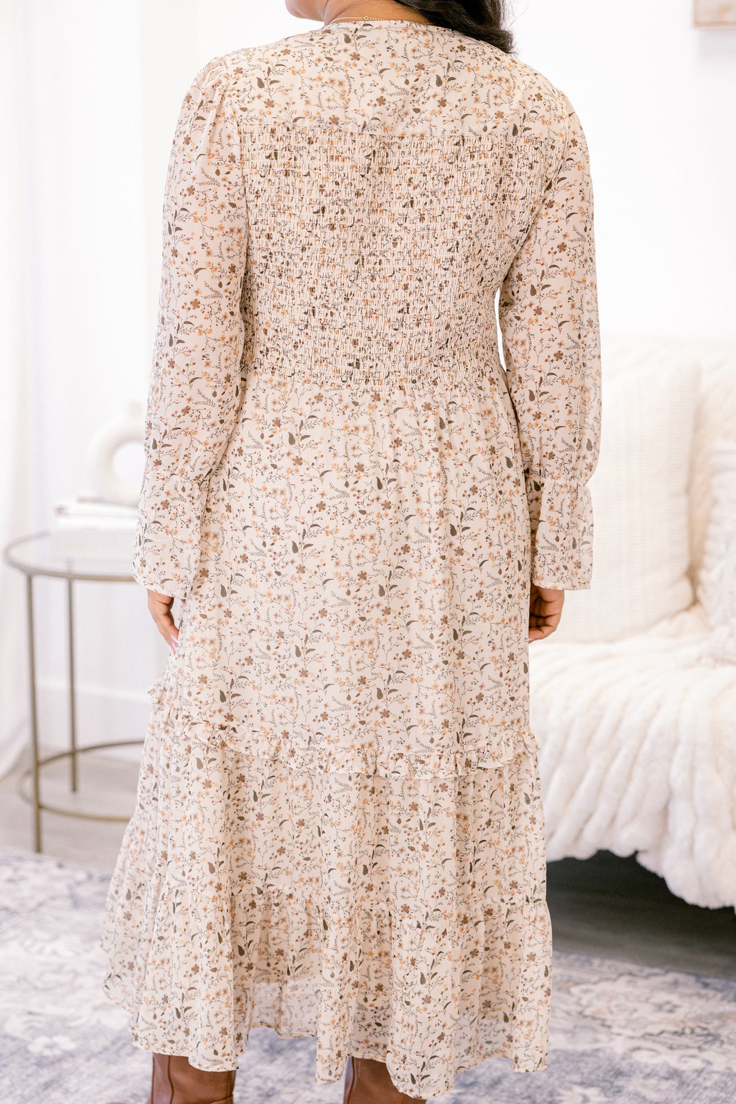 Vestido Montana Mornings, Floral Marfil