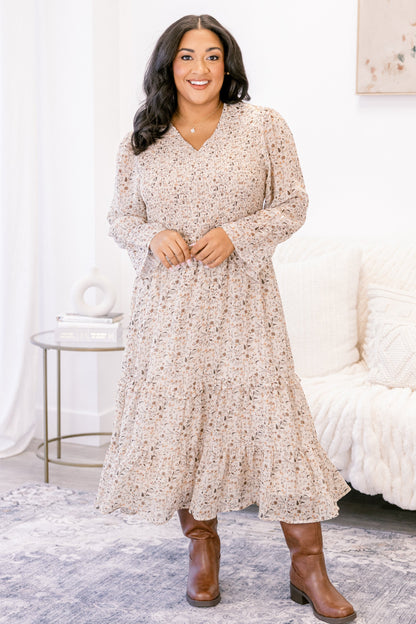 Vestido Montana Mornings, Floral Marfil
