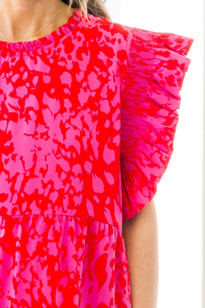 Vestido Maxi Meadows Musgo, Fucsia