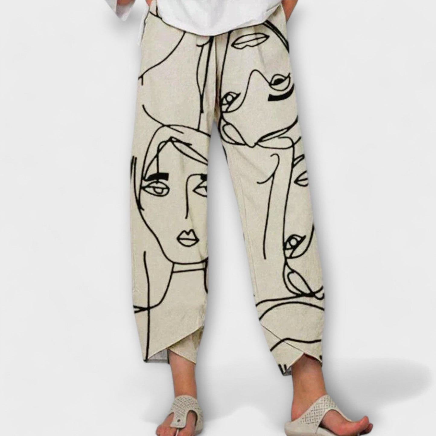 Céleste | Pantalón Artístico Fluido Bohemio