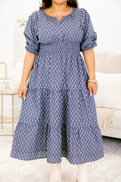 Vestido Nunca Volver Atrás, Azul