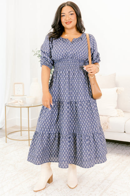 Vestido Nunca Volver Atrás, Azul