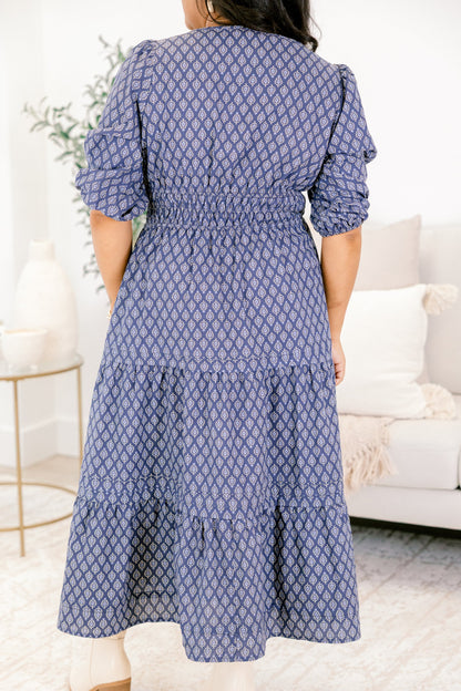 Vestido Nunca Volver Atrás, Azul