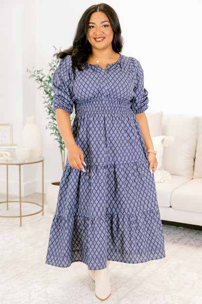 Vestido Nunca Volver Atrás, Azul