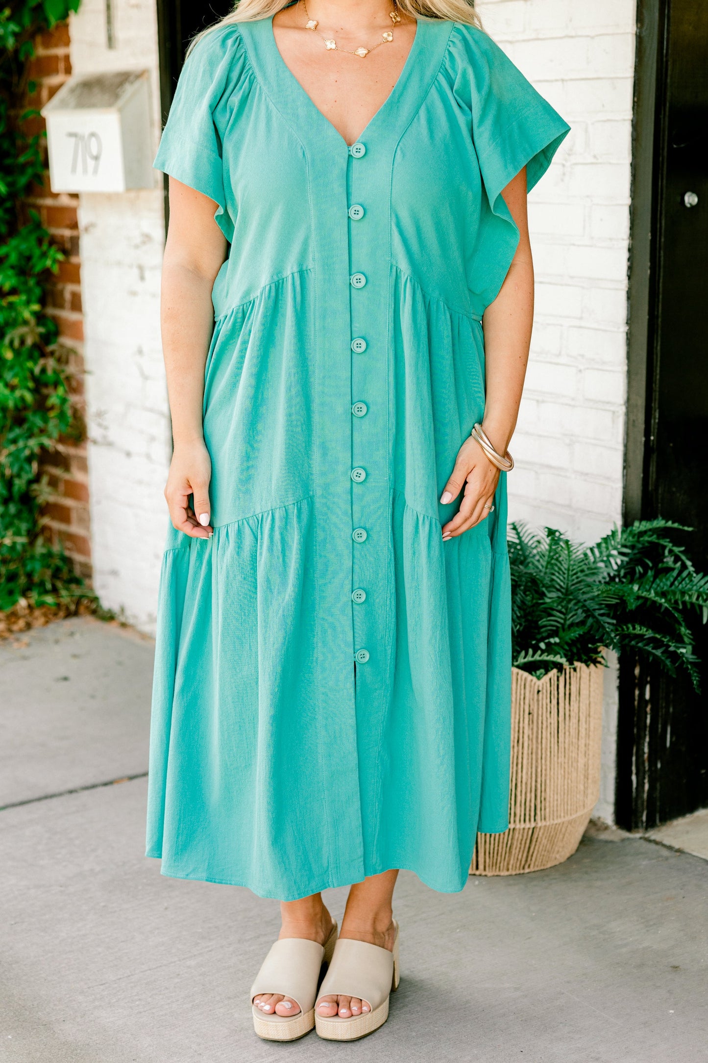 Vestido No Big Deal, Turquesa
