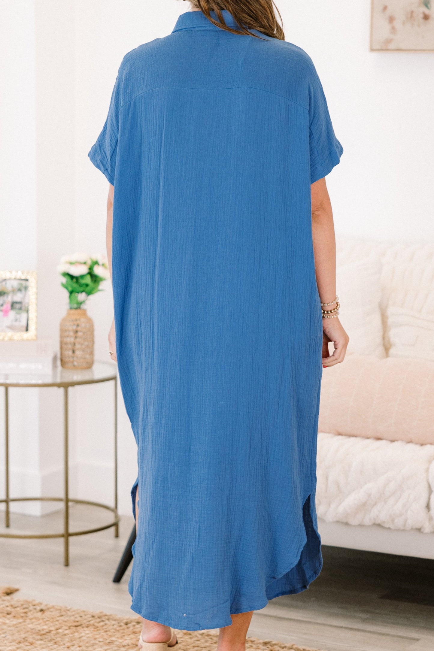 Vestido Maxi Nota Para Mí, Marino