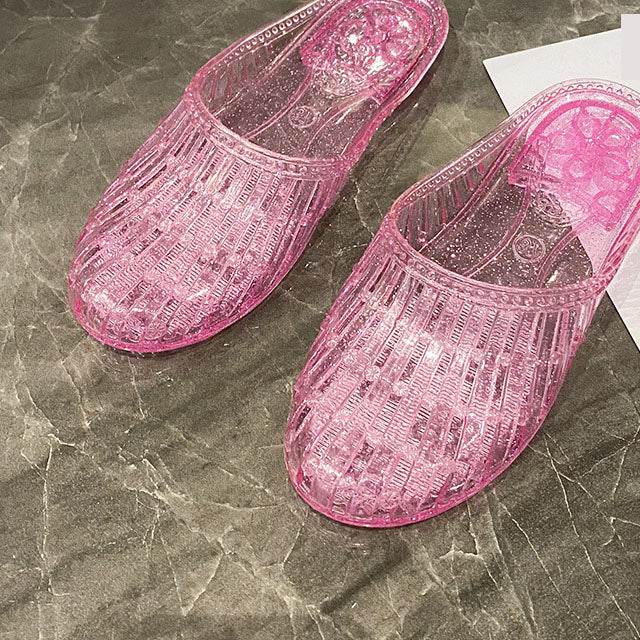 Zapatos de cristal de concha