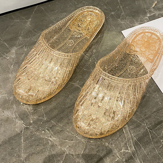 Zapatos de cristal de concha