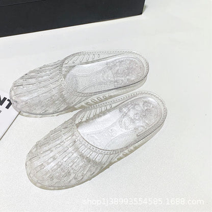 Zapatos de cristal de concha