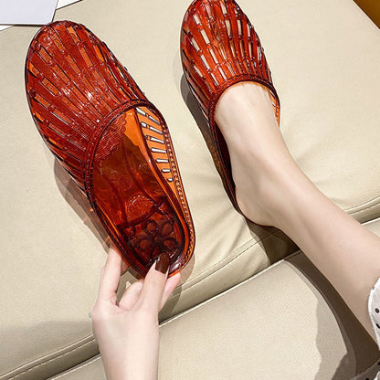 Zapatos de cristal de concha