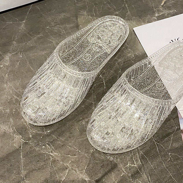 Zapatos de cristal de concha