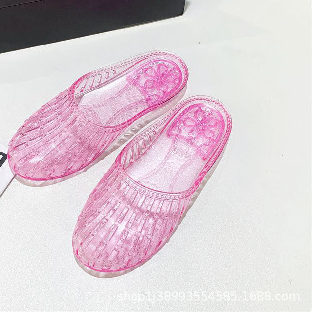 Zapatos de cristal de concha