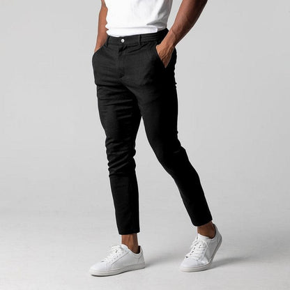 Pantalón chino deportivo de tejido elástico en 4 direcciones