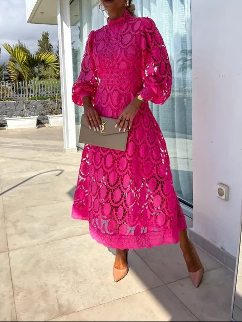 Noor™ - Vestido Romántico con Detalles Refinados