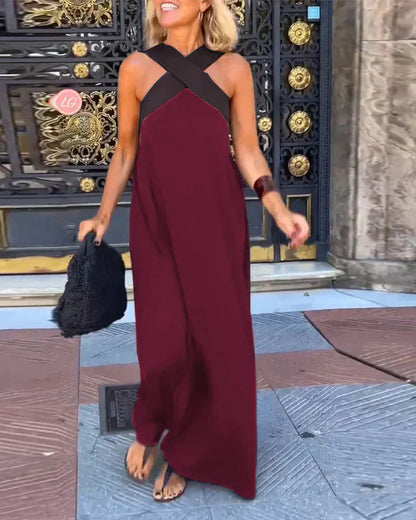 Calistée | Vestido Largo Elegancia Cruzada