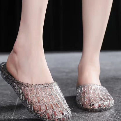 Zapatos de cristal de concha