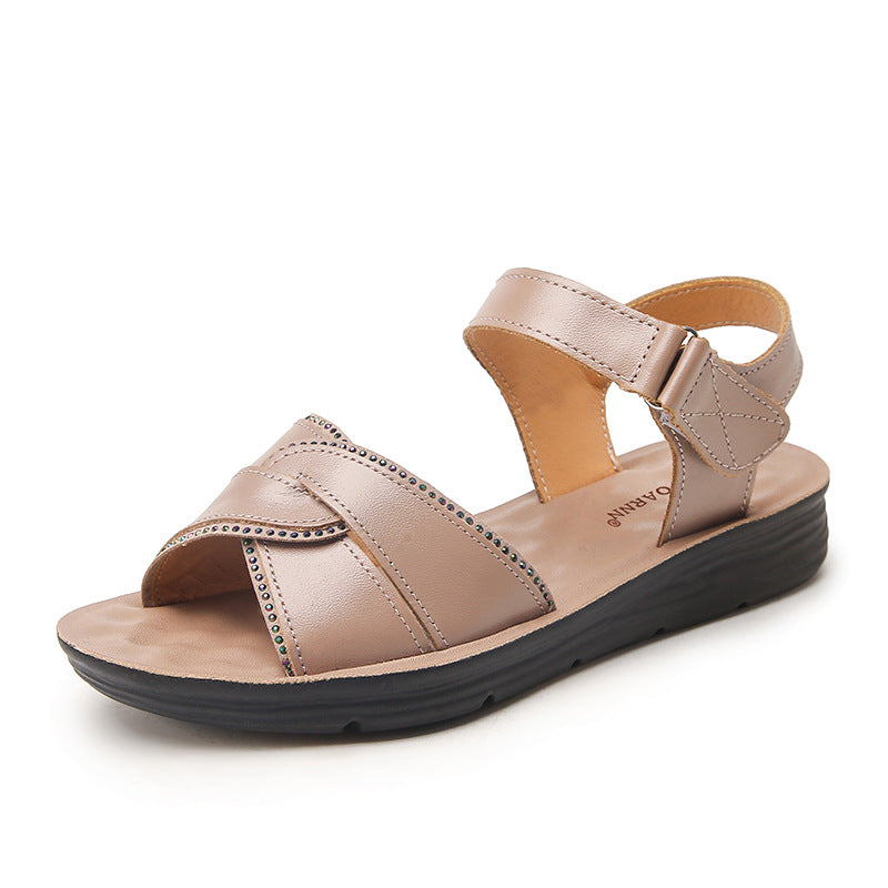 Zapatos planos de suela blanda