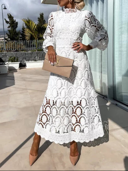 Noor™ - Vestido Romántico con Detalles Refinados