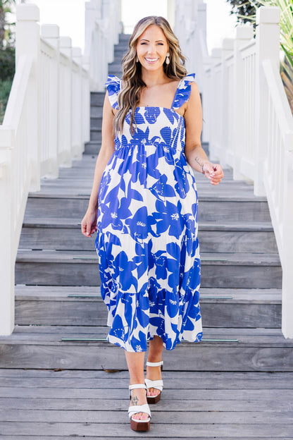 Oda Al Vestido De Verano, Azul Real