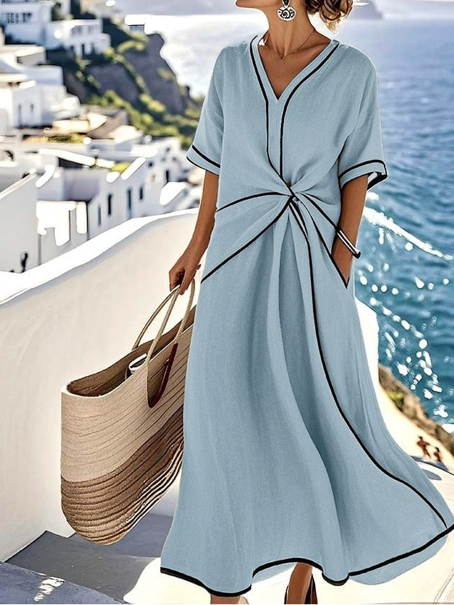 Moria™ - Vestido elegante con cintura favorecedora y estilo festivo
