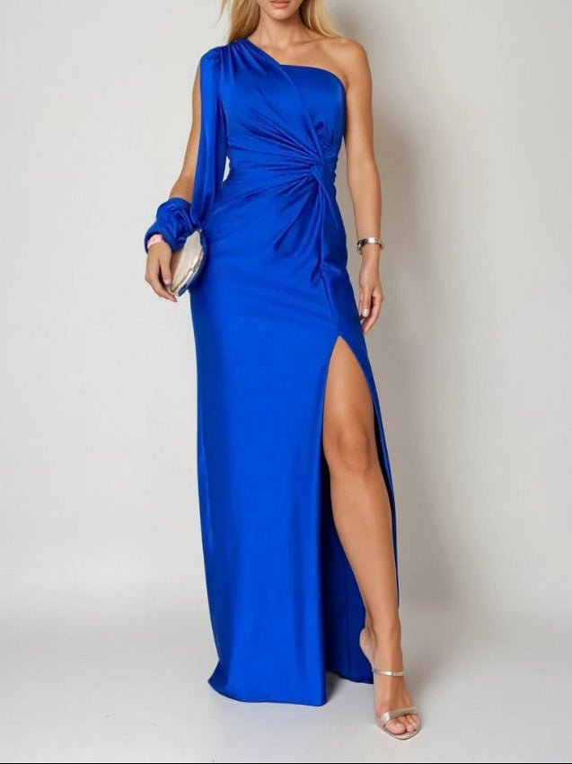 Riley™ - Vestido de Noche de Un Hombro