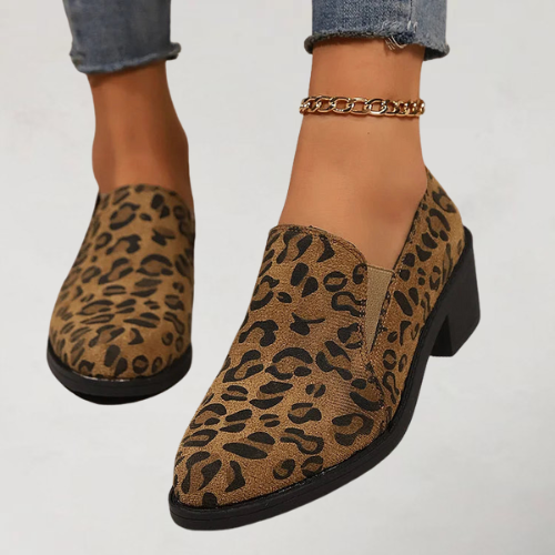 Savina | Mocasines Leopardo Confort