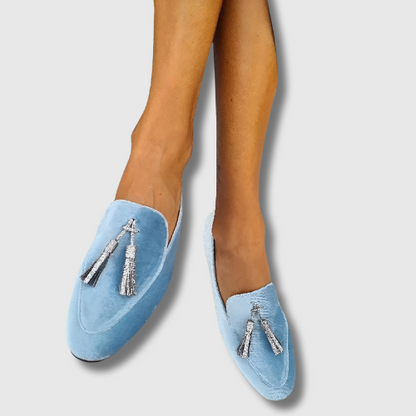 Luna | Mocasines con Pompones