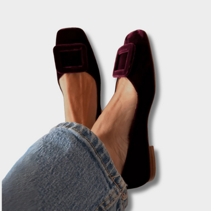 Velina | Mocasines de Terciopelo Elegantes