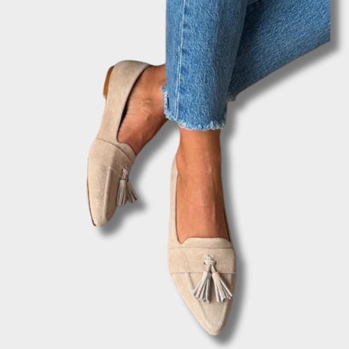 Elena | Mocasines Pompones Elegancia Suave
