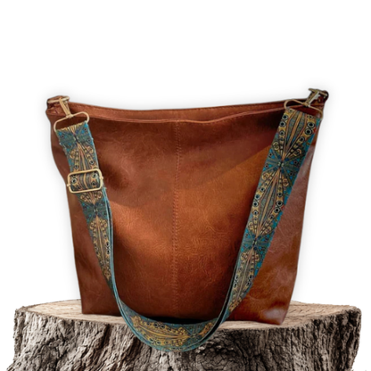 Maïa | Bolso Bandolera Bohemio de Cuero Vintage