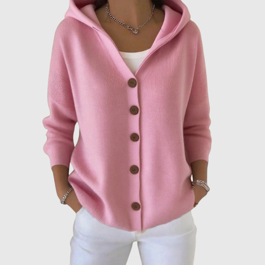 Ophélie | Cárdigan con Capucha Casual