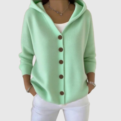 Ophélie | Cárdigan con Capucha Casual
