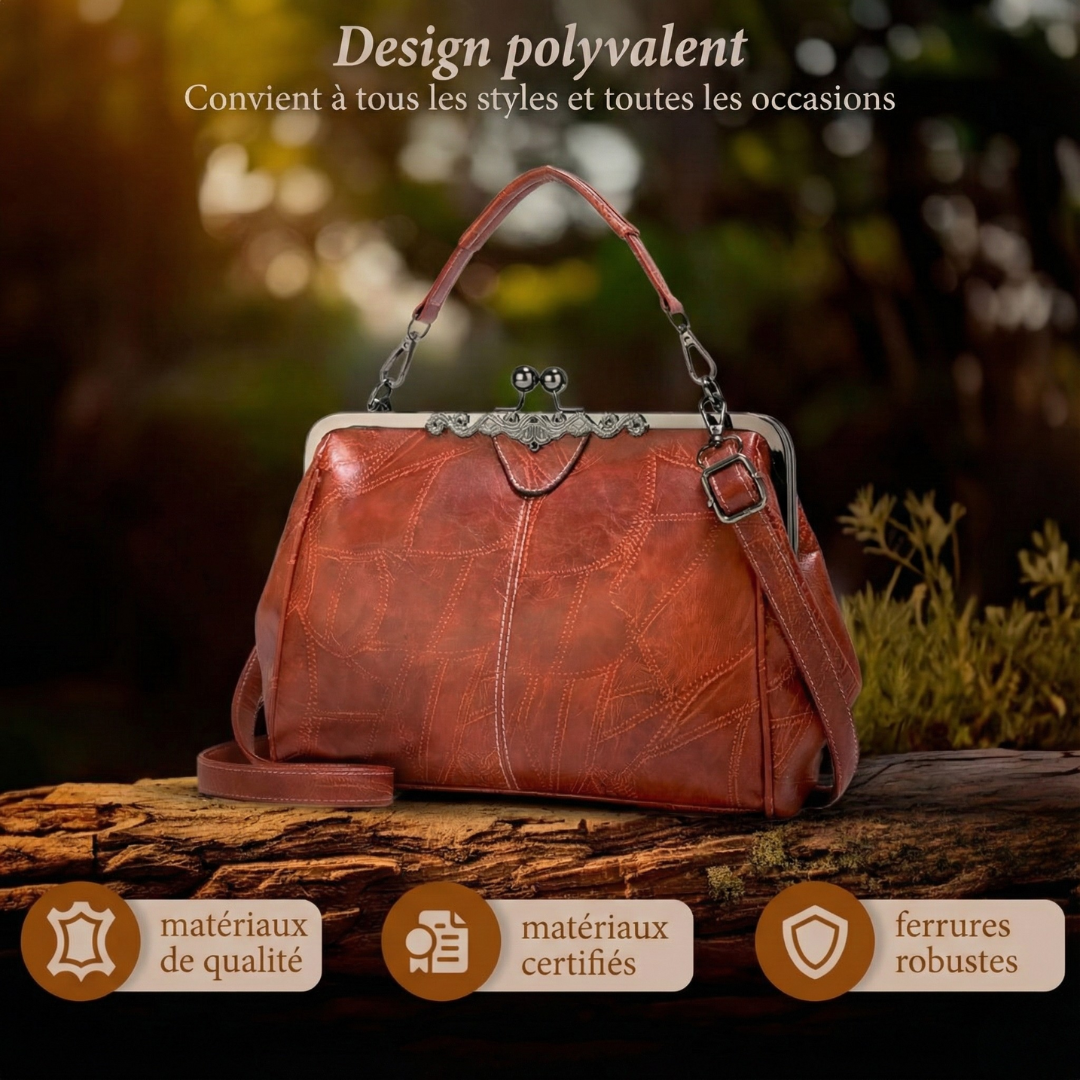 Colette | Bolsa Retro Con Cierre Elegante