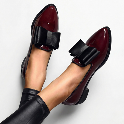 Léonie | Mocasines Charol Nudo