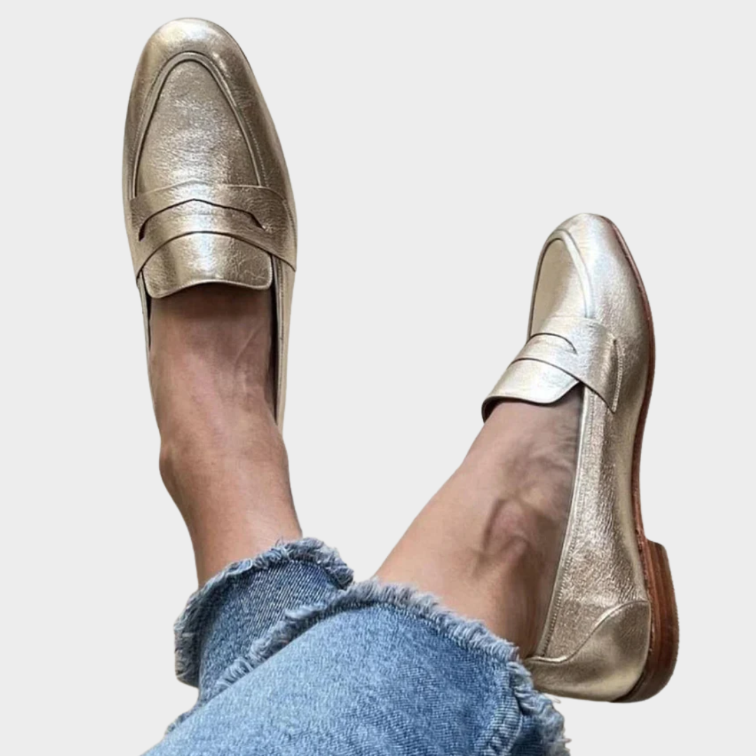 Camélia | Mocasines Metalizados
