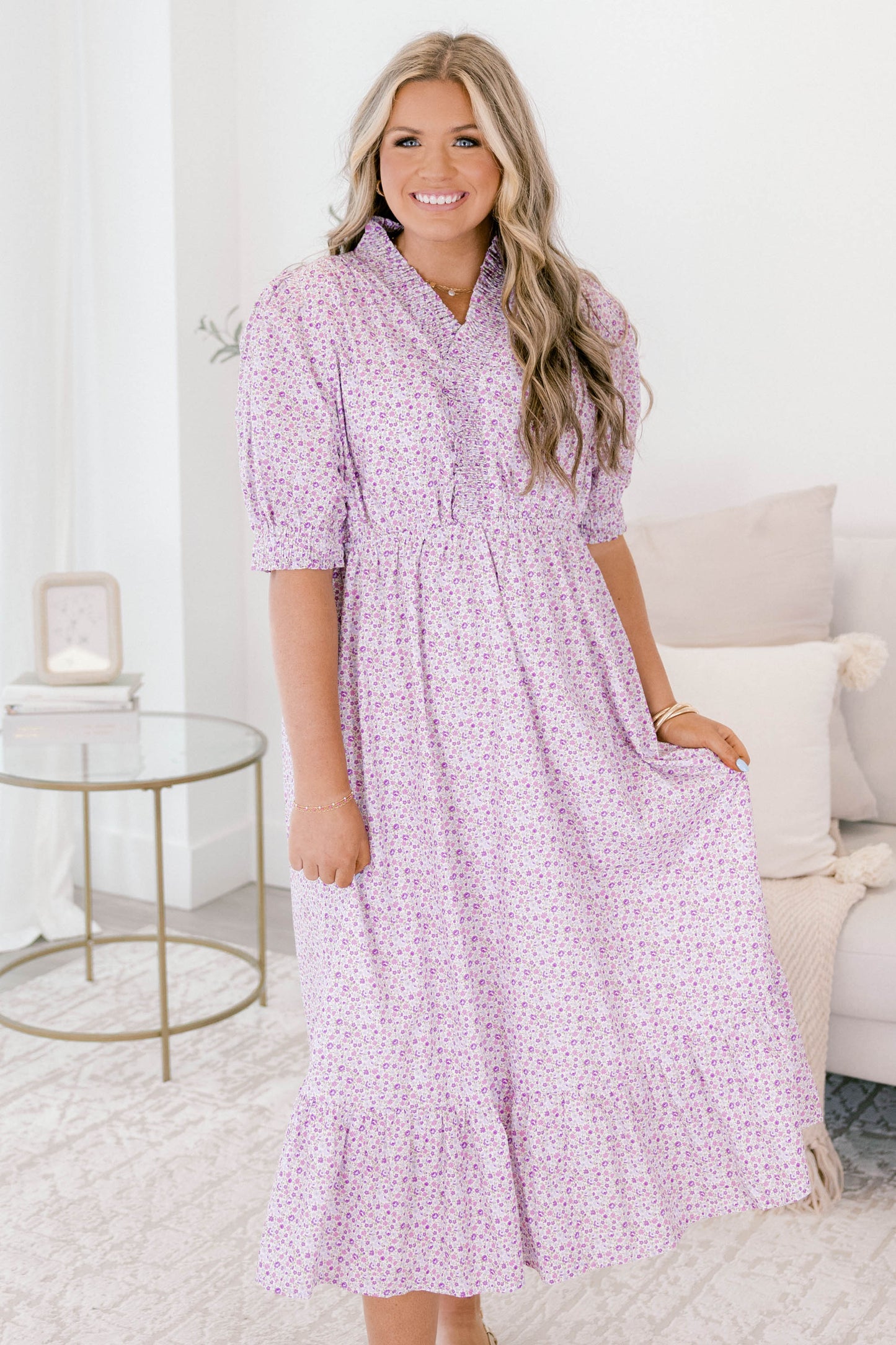 Vestido Oportunidad Presentada, Púrpura