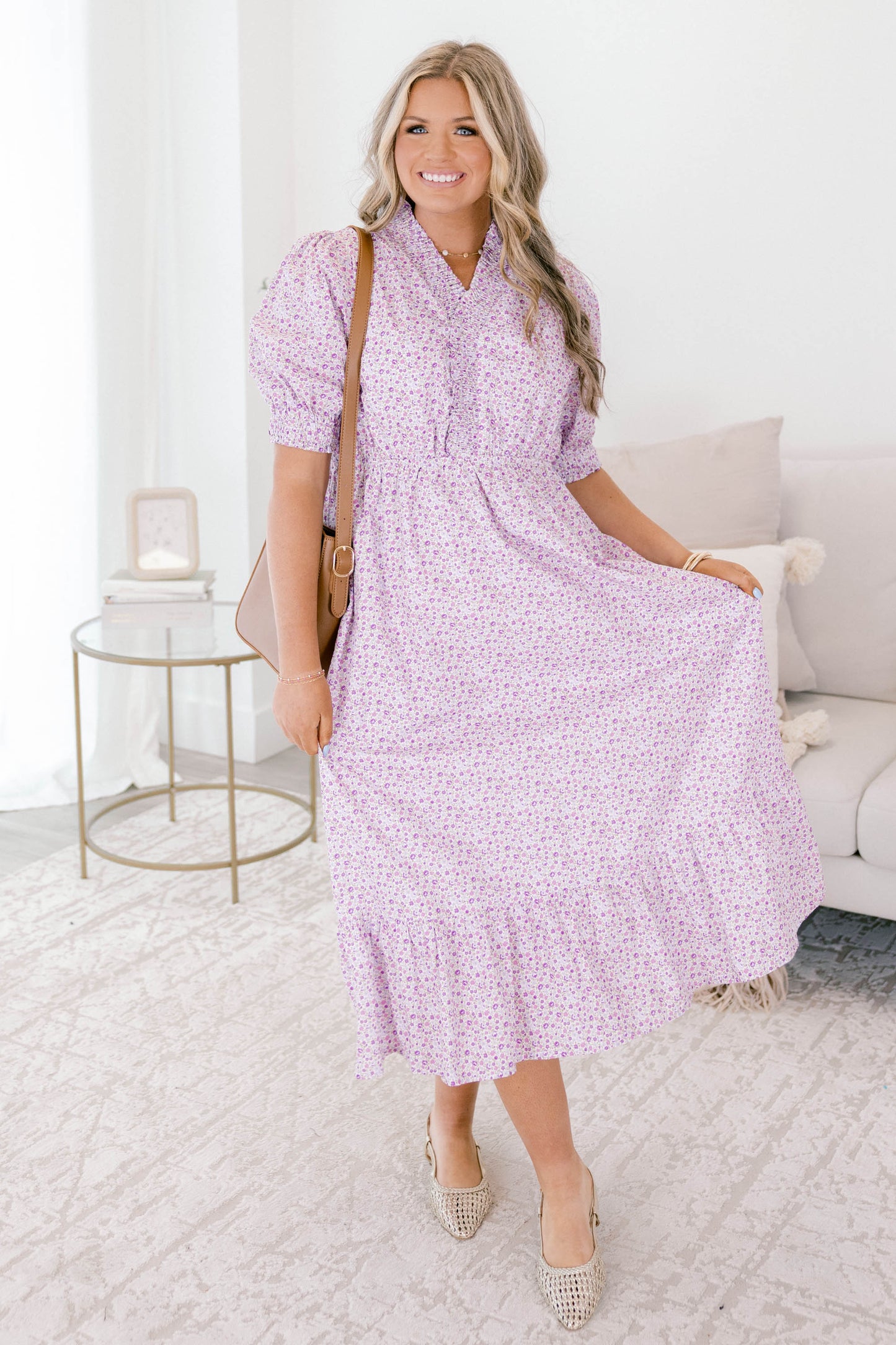 Vestido Oportunidad Presentada, Púrpura