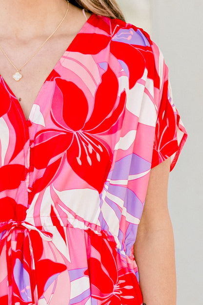Vestido Susurro de Orquídea, Fucsia