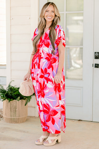 Vestido Susurro de Orquídea, Fucsia