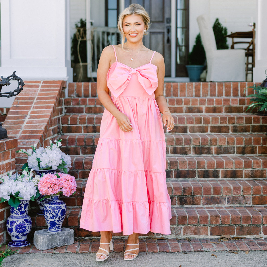 Otro Vestido Midi, Rosa