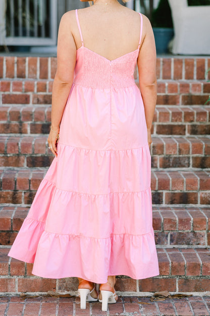 Otro Vestido Midi, Rosa