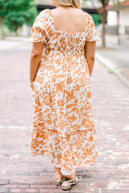Vestido Over You Again, Naranja Quemado