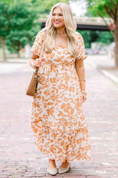 Vestido Over You Again, Naranja Quemado