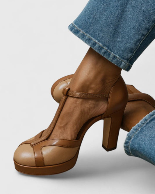 Gabrielle | Tacones Retro Plataforma