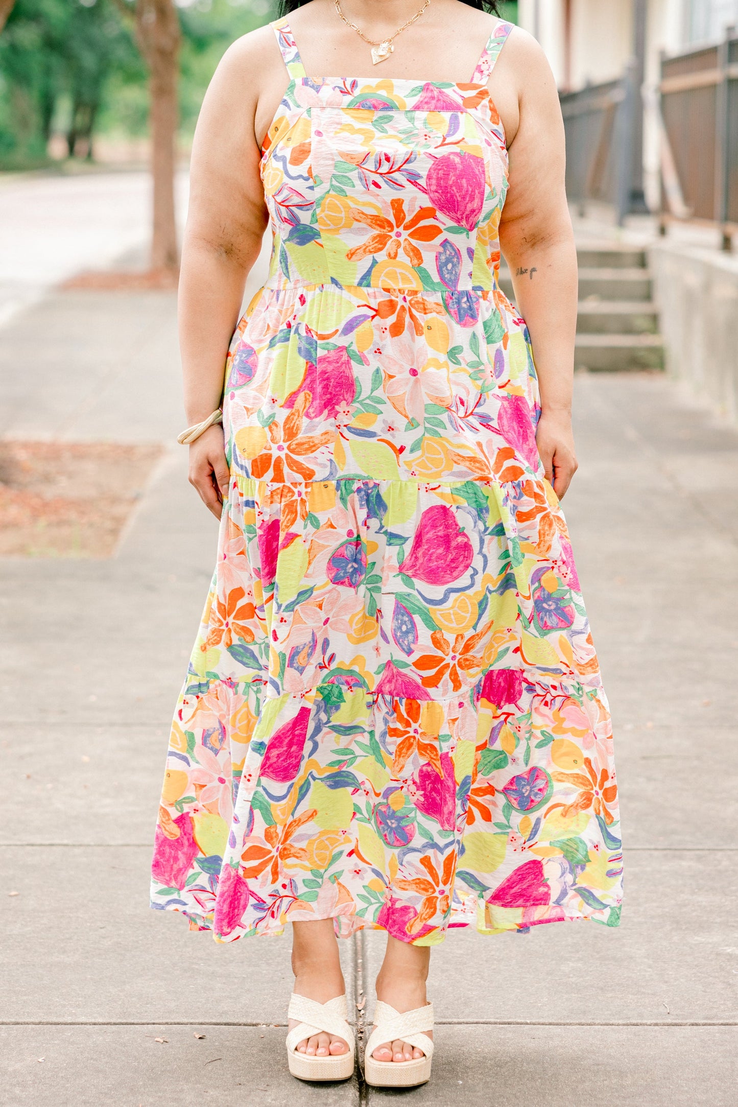 Vestido Melodía Pacífica, Mezcla de Frutas