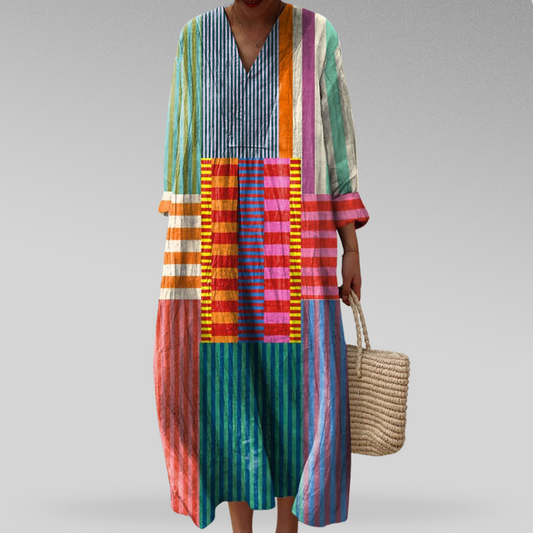 Frida | Túnica Colorblock Artística