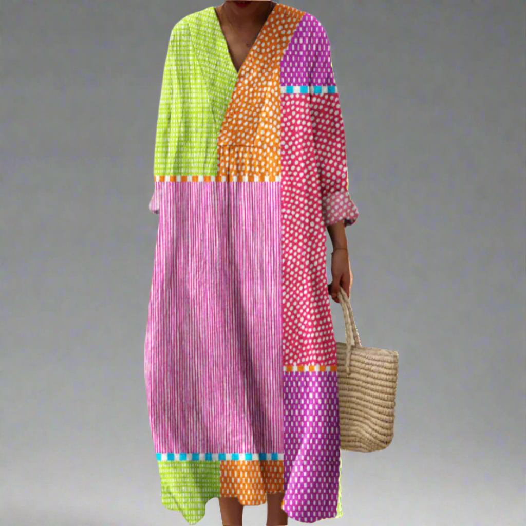 Capucine | Vestido Gráfico Colorido