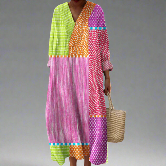 Capucine | Vestido Gráfico Colorido